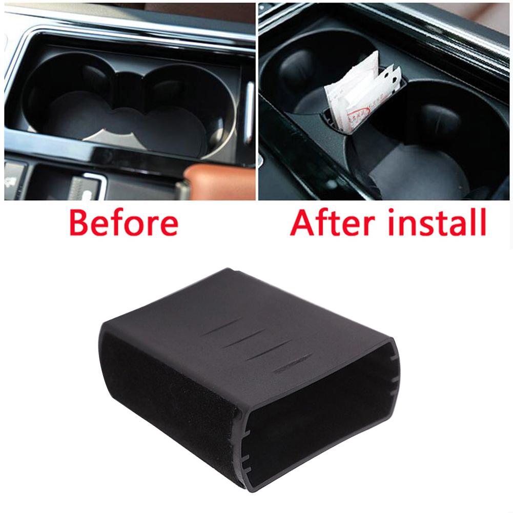 Car Styling Interior Storage Box Cup Holder Tray ABS Sundries Bracket Car Organizer Box for Jaguar XEL / XFL / F-PACE 2016-2019