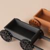 Mini Plastic Farm Wagon Toy For Dollhouses Accessories And Outdoor Garden Decors With 2 Color Option