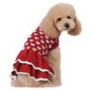 Valentines Day Pet Sweater Dress for Small Dogs All Size Cats Heart Pattern Designs Knitdress Turtleneck Knitwear