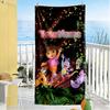 Dora Explorer Customized Name Beach Towel Soft Durable Quick-Dry Suitable for Swimming Gym Camping Yoga Vacation