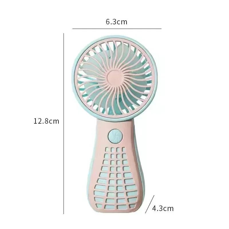 1PCS Handheld Small Fan Cute Mini USB Charging Small Fan Portable Portable Student Dormitory Desktop Small Electric Fan