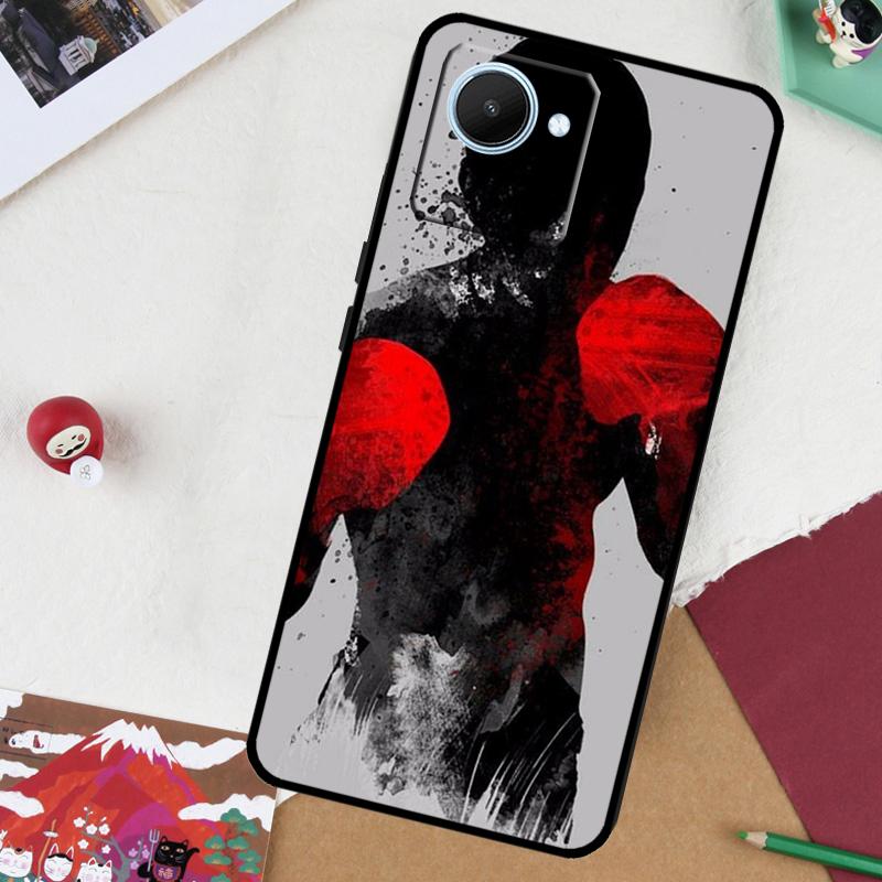 

Strong Boxing Gloves For Realme GT 7 Pro GT 6 5 6T 10 11 12 13 14 Pro Plus C61 C53 C51 C21Y C25S C75 C55 C67 Case Realme C61