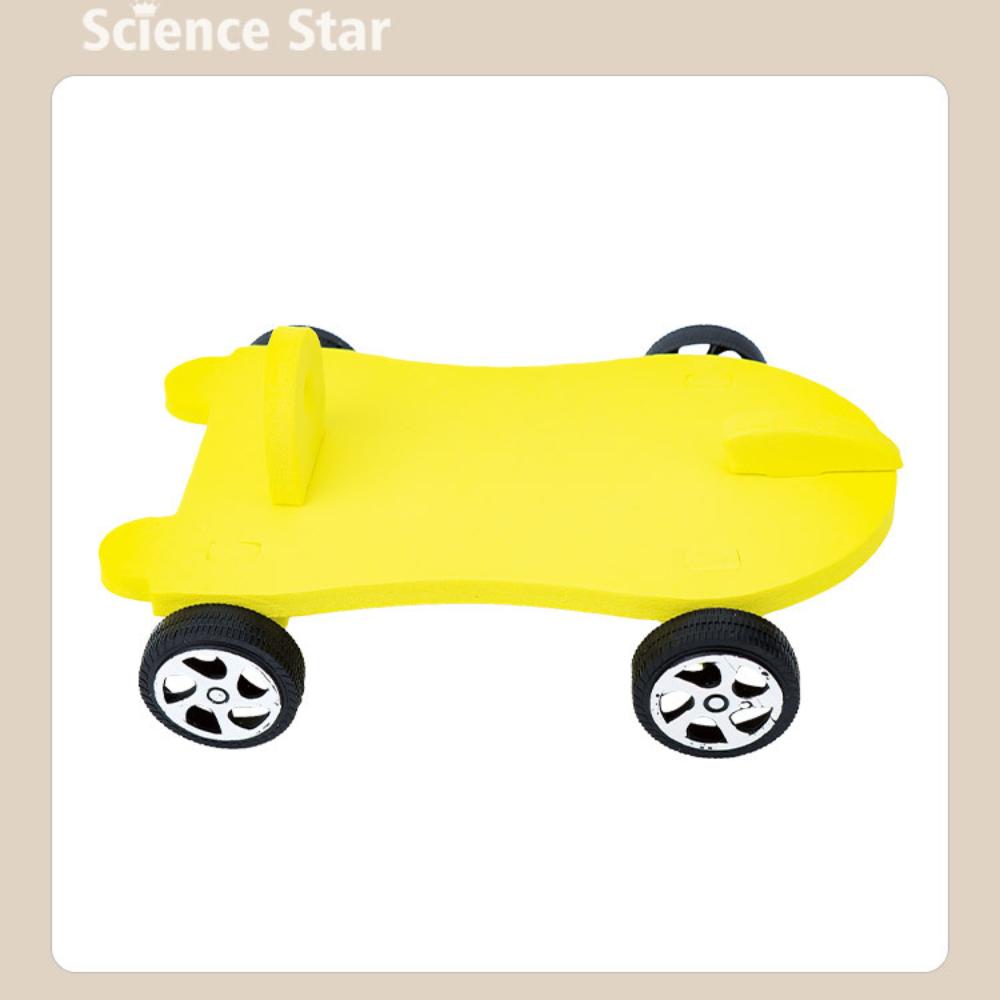 Balloon Powered Balloon Rec oil Car DIY Materials Puzzle Science Education Toy  Home School
