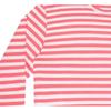 Comme Des Garcons Play Pastelle Pruhované tričko s dlouhým rukávem AX-T278-051-RŮŽOVÁ BÍLÁ