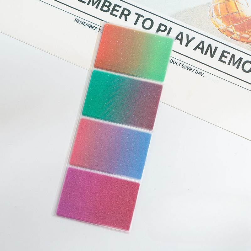 40sheet Pearl Index Tabs Sticky Note Transparent Page Markers Not Cover Text Premium Student Memo Pad Translucent Study Supplies