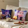 Dämonenjäger Rumi Kissenbezug Schlafzimmer Sofa Dekorative Kissenhülle mit Reißverschluss Weicher Kissenbezug