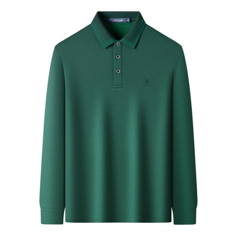 Montagut Men's Silk Blend Long Sleeve Polo Shirt
