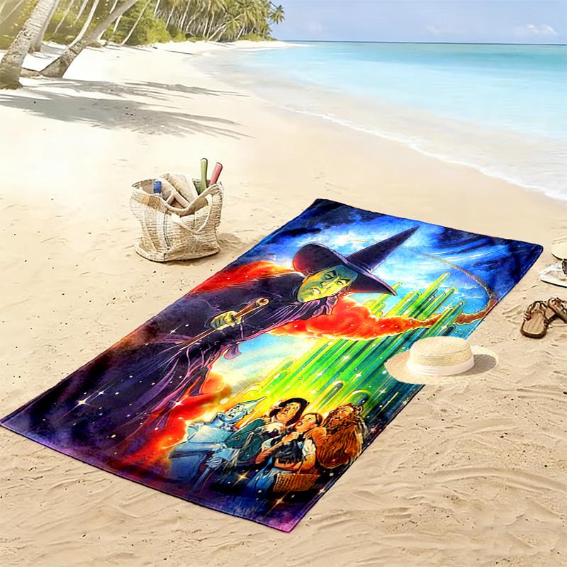 Fantasy Adventure Journey beach towel Outdoor camping soft quick-drying swim towel Absorbent bath towel swim printing Outdoor picnic beach mat