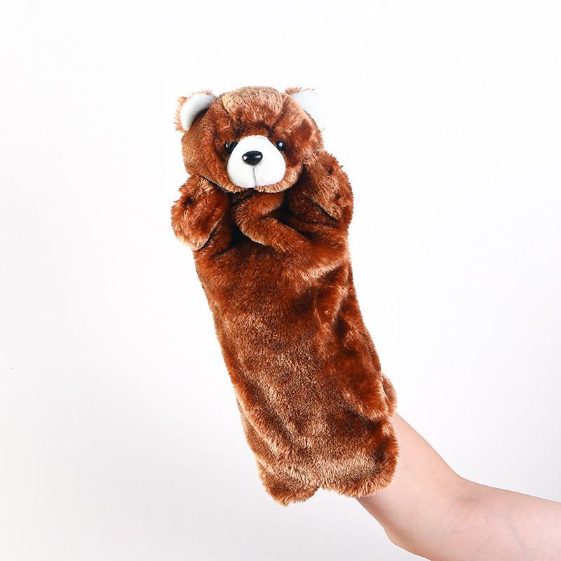 Fox Wolf Rabbit Plush Animal Hand Puppet Toy For Kids With Interactive Features