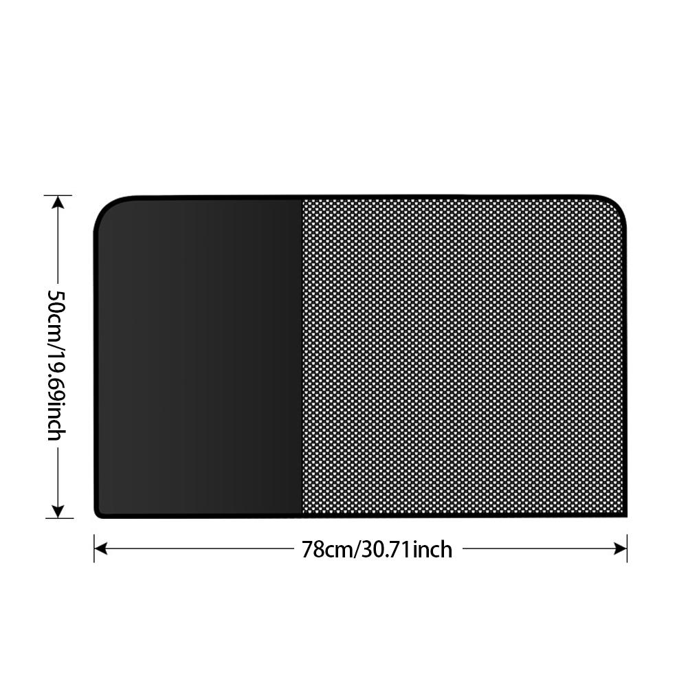 Dual layer Magnetic Car Sunshades Sun UV Protection for Side Windows Heat Blocking Mesh Sunshade Curtain