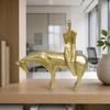 Abstract Human and Horse Sculpture Stylish for Entryway, Living Room