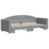 VidaXL Daybed with Trundle Bed Light Grey 80x200 Cm Fabric 3197183