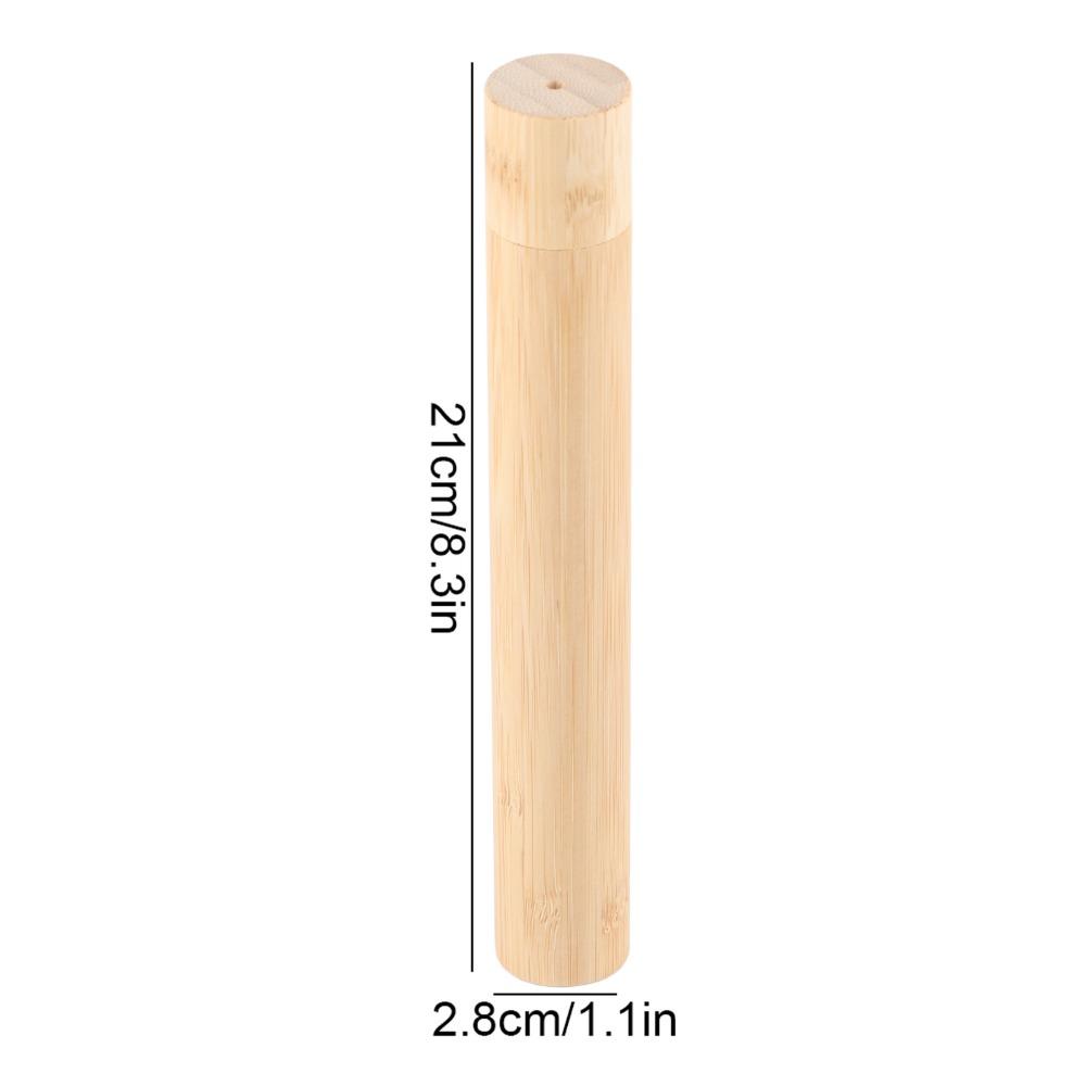 Eco Friendly Toothbrush Holder Bamboo Toothbrush Protect Box  Home Travel Camping