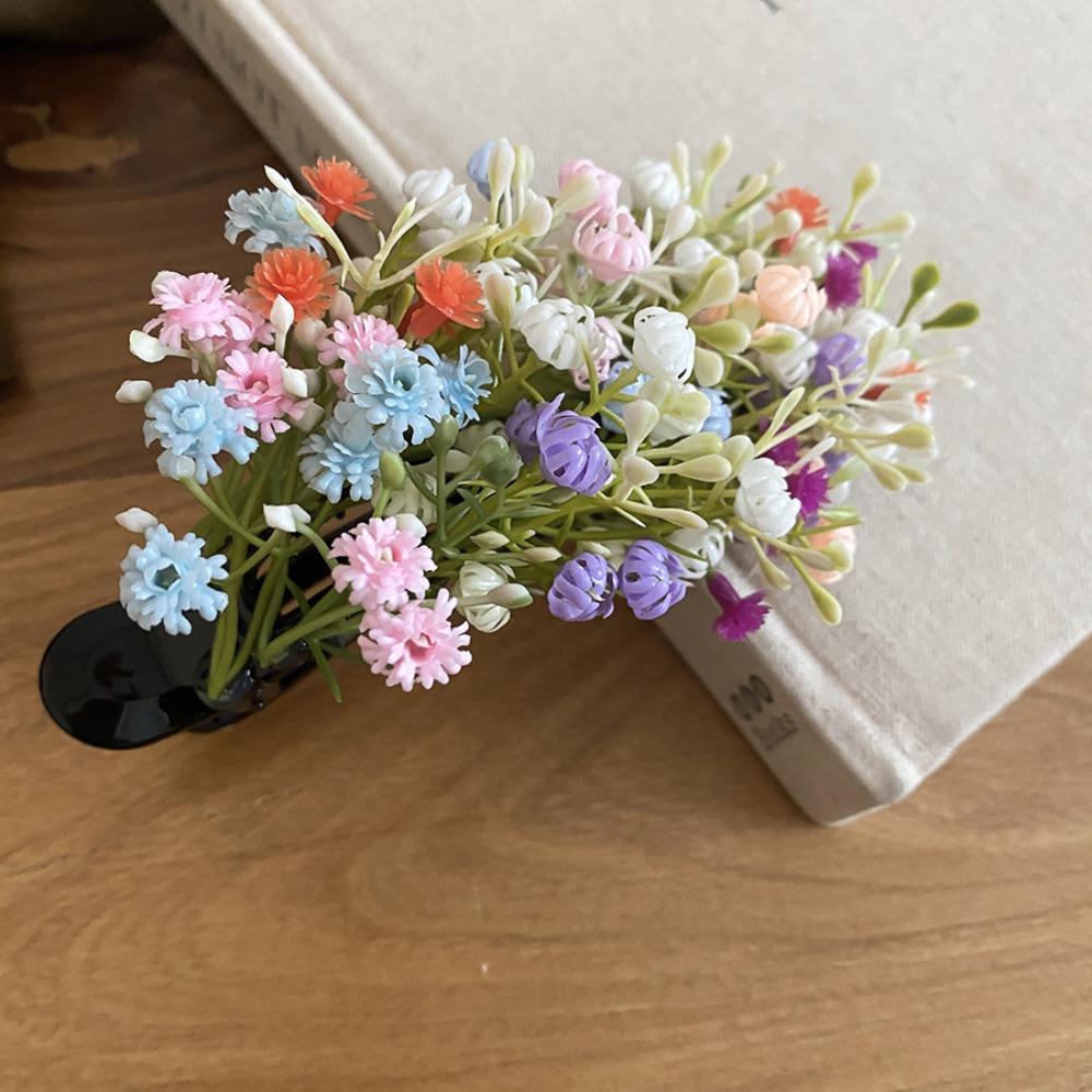 Bohemian Starry Sky Flower Hair Clip Fairy Bride Hair Accessories Vintage Thai Hairpin  Daily