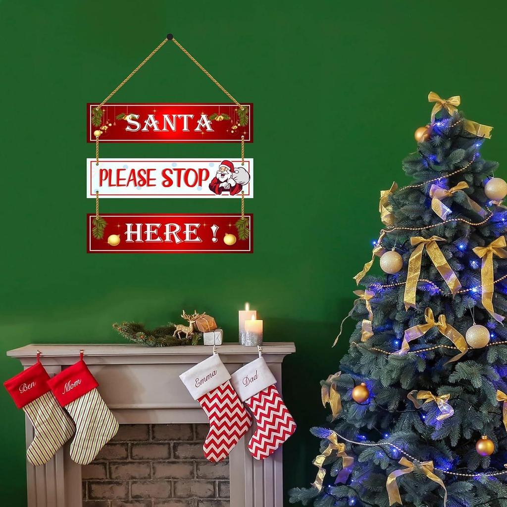 Decorative Christmas Wall Hanging Wooden Art Decoration Item for Home | Office | Living Room | Bedroom