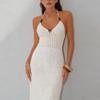 New Style Halter Neck Knitted Beach Dress - Sexy Long Beaded Wrap Skirt for Women