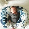 U-Shape Flower Elastic Maternity Baby Breast Feeding Nursing Pillow Cover Case