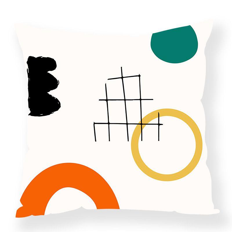 Vibrant Rainbow Print Cushion Cover For Sofa Perfect Home Pillow Case Decor