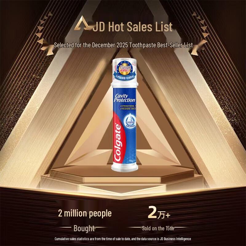 Colgate Anti-Cavity & Gum Care Upright Pump Toothpaste