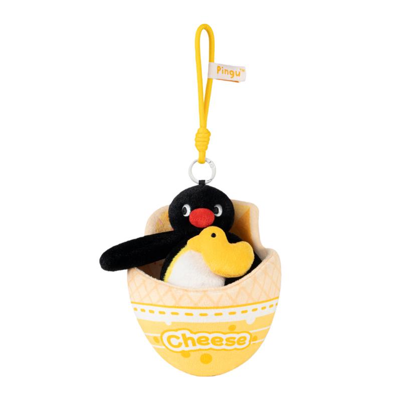Originální přívěsek panenky Pingu - Roztomilý plyšový přívěsek Pinga na batoh