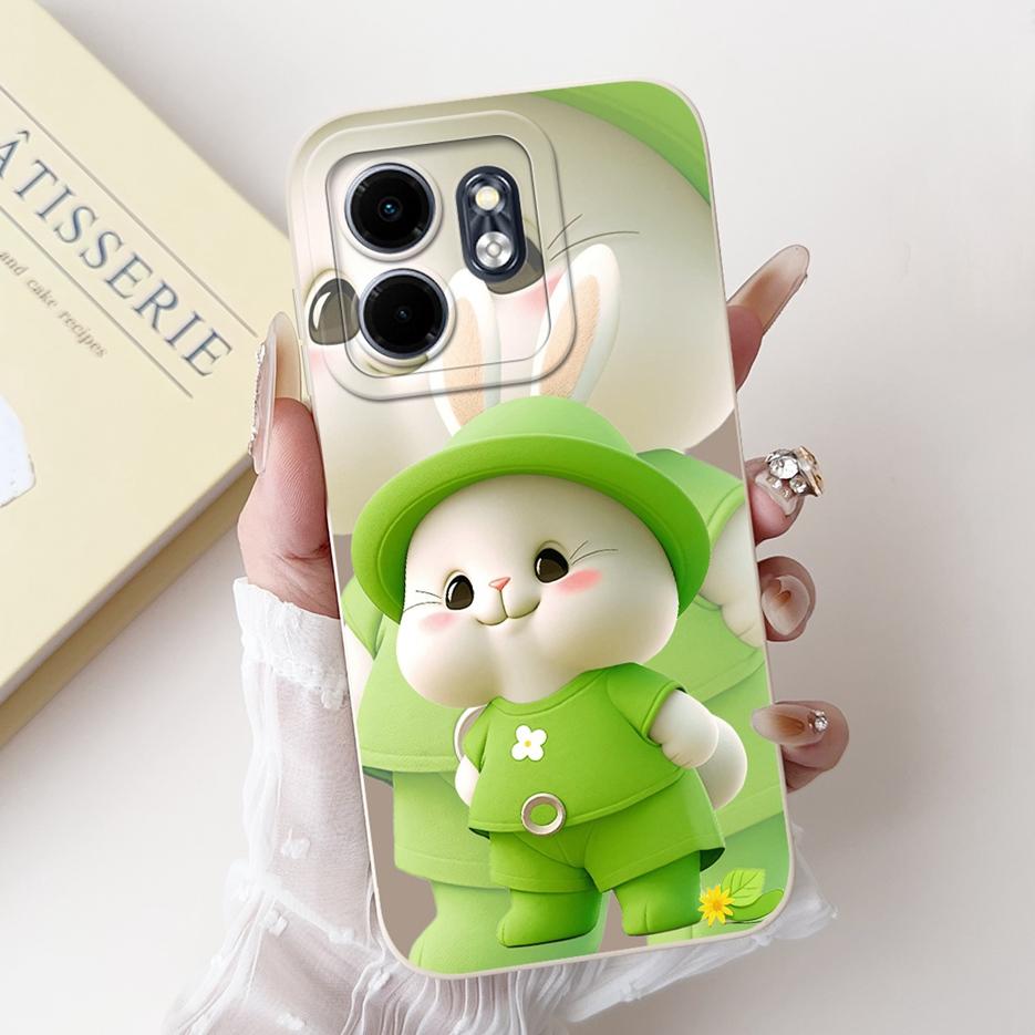 For Infinix Hot 50i 4G Case X6531 X6531B Cute Rabbit Cartoon Cover Soft Silicone Case For Infinix Smart 9 HD Smart9 X6532 Fundas