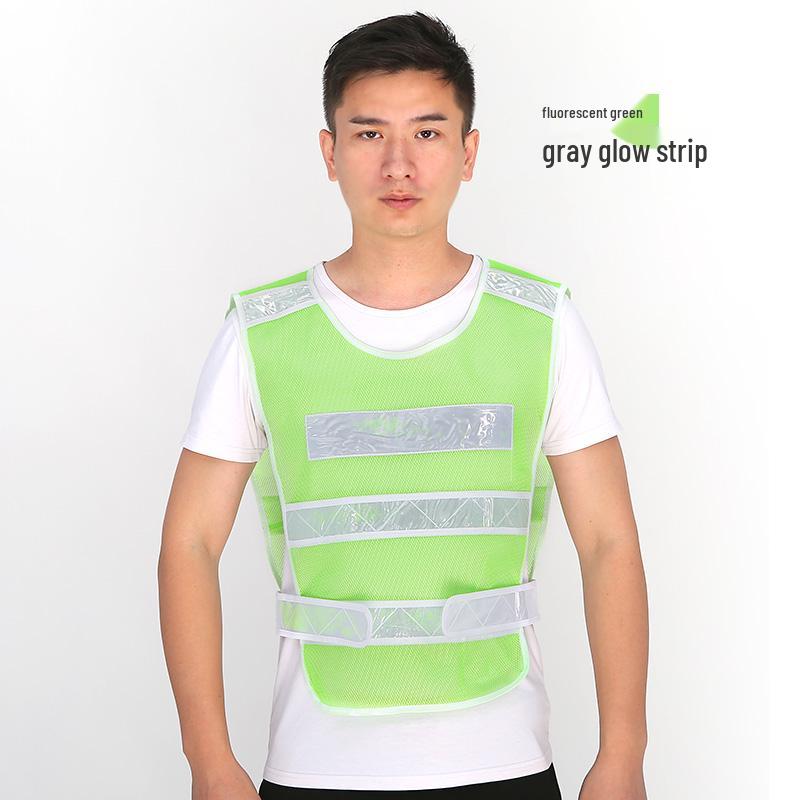 Reflective Safety Vest for Construction and Night Riding