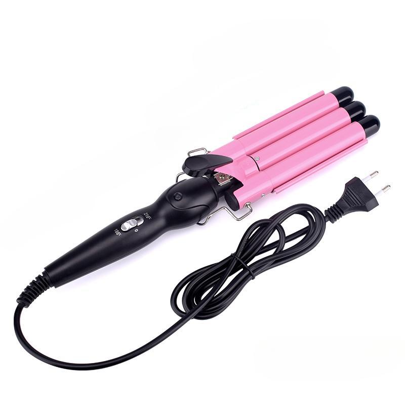 

Профессиональные щипцы для завивки волос, керамические щипцы для завивки волос с тройным стволом, утюжки для завивки волос, инструменты для укладки волос, палочка для укладки волос EU