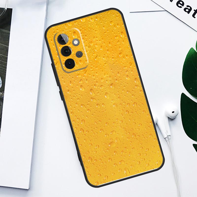 A Glass of Beer Alcohol For Samsung Galaxy A13 A53 A33 A54 A34 A14 A55 A35 A15 A05 A06 A16 A22 A32 A52 Phone Case