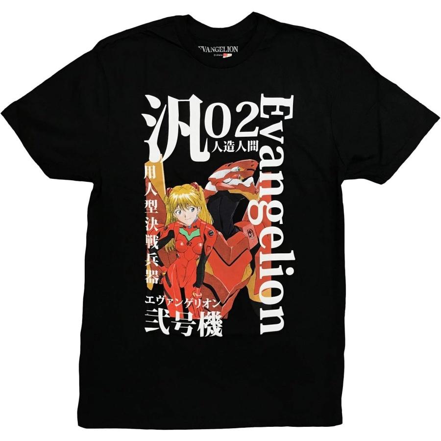 

Neon Genesis Evangelion_ Аска та Євангеліон Unit-02 Футболка - Офіційно ліцензована XXXXXL чорний