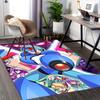 1pc Mega Man Anime Cartoon Design Office Chair Mat Non-Slip Carpet for Home Decor, Suitable for All Seasons, Ideal As a Gift for Fans.Y032