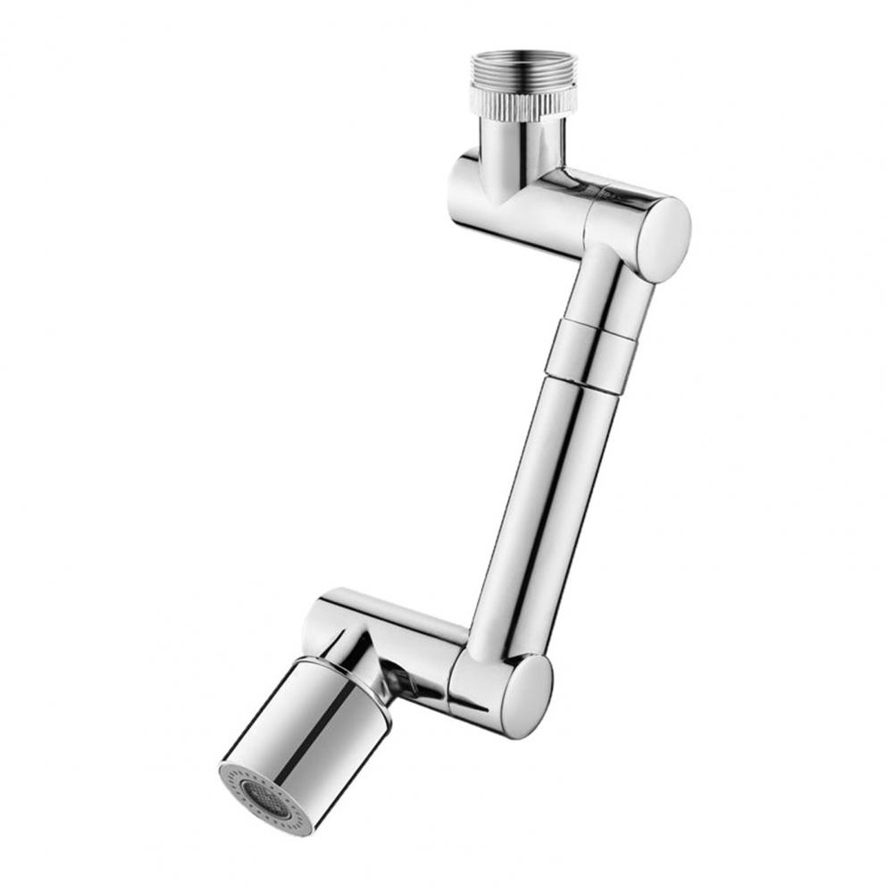 1/2Pcs Swivel Faucet Extender Alloy Retractable Arm Bathroom Kitchen Sink Aerator Rotating Faucet Extender with 2 Sprayer Modes
