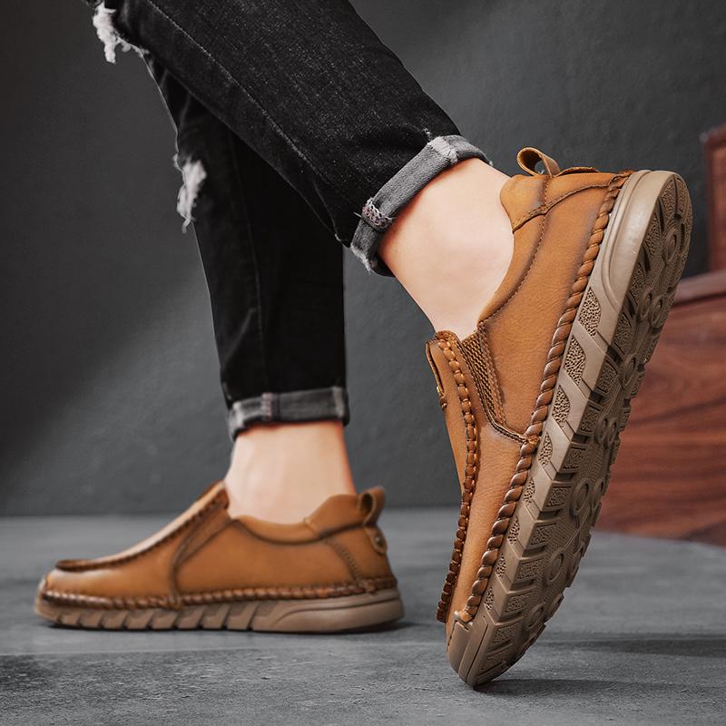 Mocasini la modă Pantofi pentru bărbați slip on Design formal de afaceri Pantofi de lux casual din piele pentru bărbați 2024 Primăvară toamnă mocasini pentru bărbați