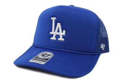 47 Brand 47 Foam Front Trucker Mesh Cap, MLB Los Angeles Dodgers