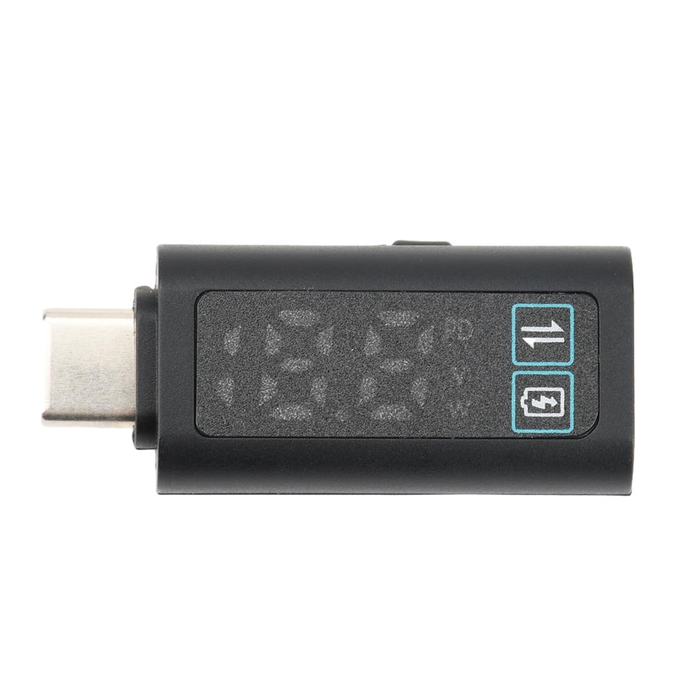 DC 1-11V PD111W Type C To Type C Adapter Digital USB C Converter With Voltmeter Display Power Supply