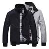 Men's  Casual Fashion  Color Patchwork Jacket Zipper Outwear Coat