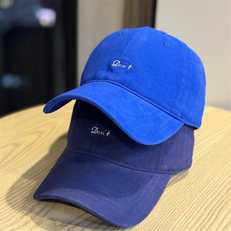 Autumn simple casual letter embroidery cap soft top baseball cap men and women daily travel visor tide