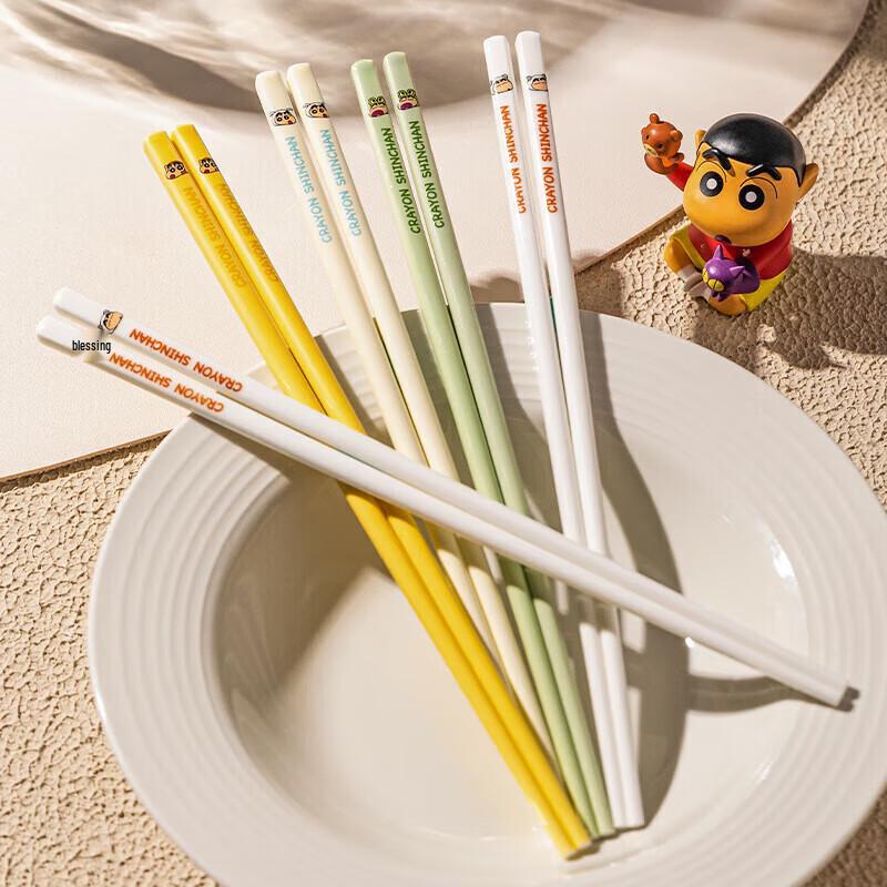 Crayon Shin-chan Ceramic Chopsticks Set 5 Pairs