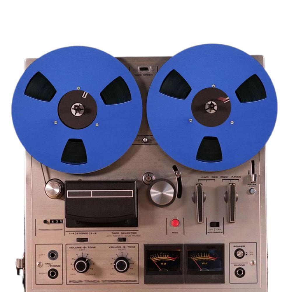 1/4 10.5 Inch Blank Tape Reel Aluminum Alloy Empty Tape Reel Recording Takeup Reel Replacement Opening Machine Part