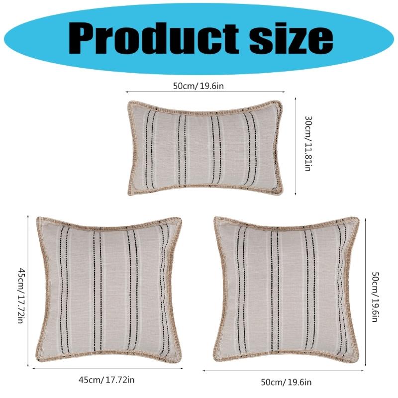 Natural Breathable Linen Pillowcase Soft Comfortable Fabric for Sensitive Skin Easy Caring Machine Washable