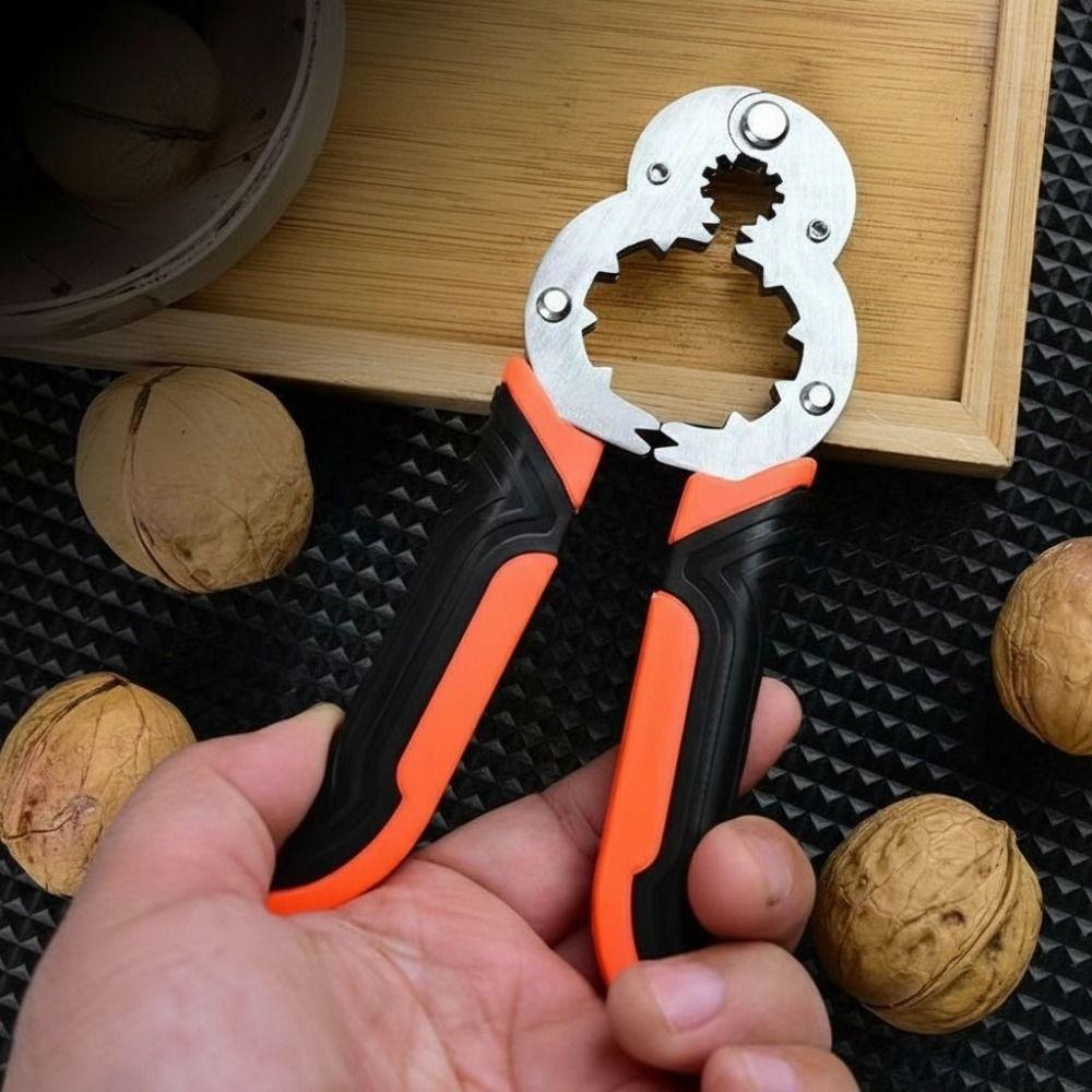 Anti-slip Nut Shell Opener Comfortable Grip Pecan Nut Shell Peeler Walnut Cracker Hazelnut Opening