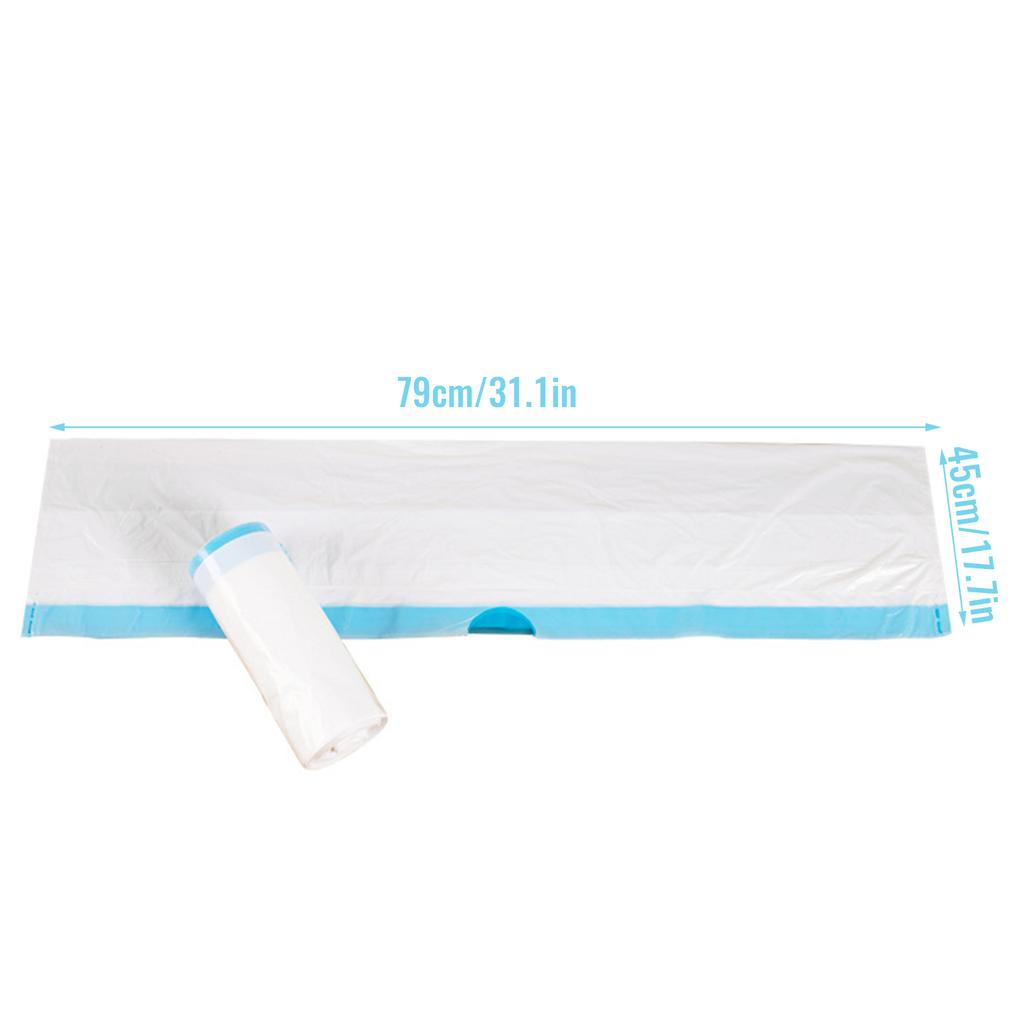 Cats Pan Liners Disposable Litter Box Liners Durable Thickened Kitty Drawstring Litter Bags Leak-Proof Waste Bags