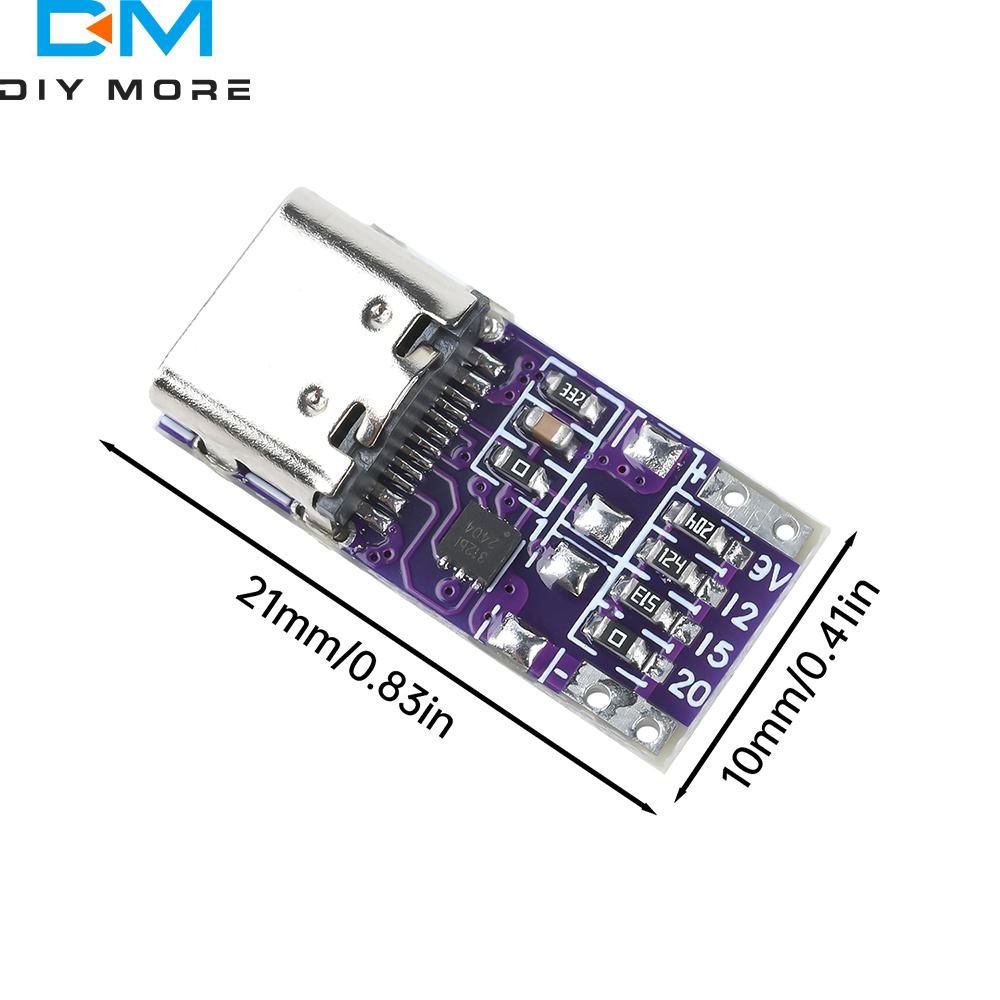 Type C PD3.1 PD3.0 QC3.0 Fast Charging Protocol Module 3A Aging Test Board 9V12V20V28V36V48V