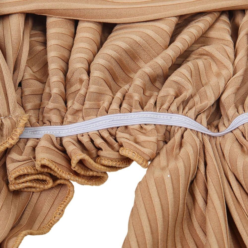Breathable Pre-Tied Turban Stretch Fabric Bonnet Hat Trendy Head Wrap  Women
