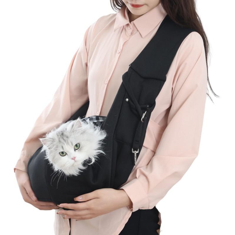 Portable Foldable Pet Carrier Bag Small To Medium Dogs Cats - Adjustable Shoulder Strap Soft Fabric Multiple Colors