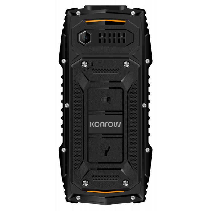 Konrow stone plus - téléphone antichoc certifié ip68 - 2.4'' - double sim - noir - tout opérateurs