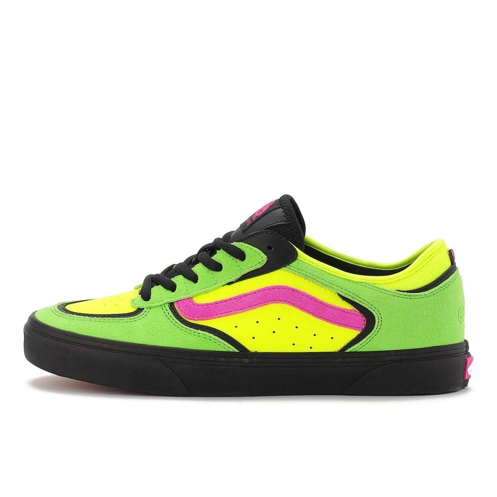 Vans Skate Rowley Vn000da24go Neon Pink Green