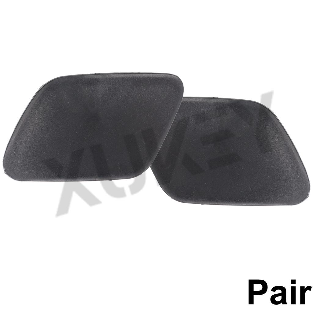 Headlight Washer Nozzle Spray Jet Cover Right Left Unpainted Cap Front Bumper 51657199141 51657199142 For BMW X5 E70 2007-2013