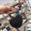 New love diamond-encrusted messenger women's bag mini acrylic bag dinner temperament shoulder portable cosmetic bag