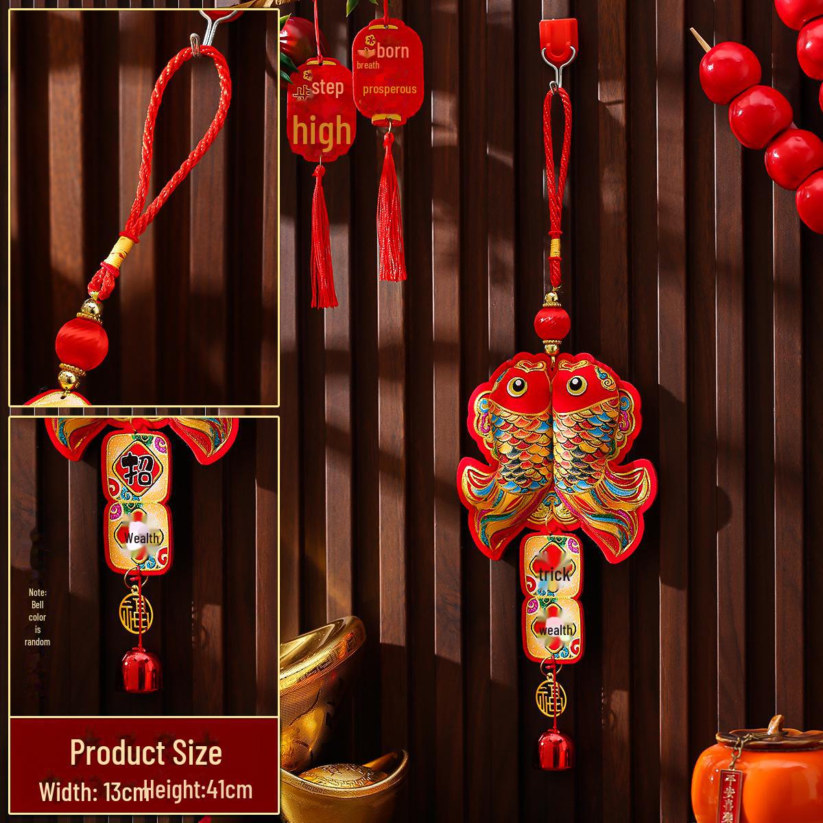 

Фонарь и подвеска «Фу» в честь года Змеи 2025 для украшения праздника Весны