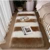 Nordycki dywan pluszowy z sztucznej wełny: Mata podłogowa do sypialni, salonu, na balkon